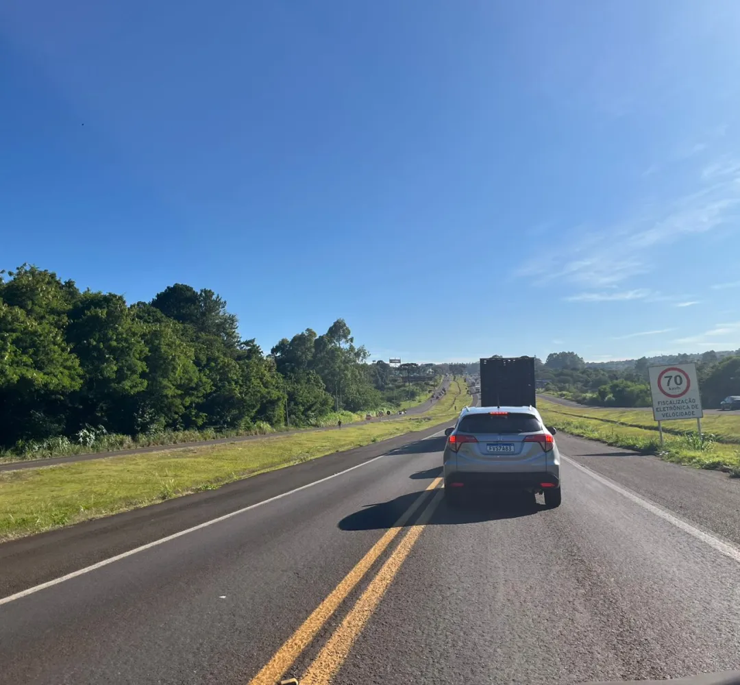 Condições de tráfego nas rodovias do paraná