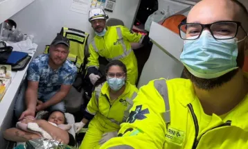 Bebê nasce dentro de ambulância da EPR Iguaçu durante transferência no Sudoeste do Paraná