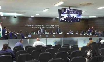 Câmara de Cascavel define eleição da nova Mesa Diretora para outubro