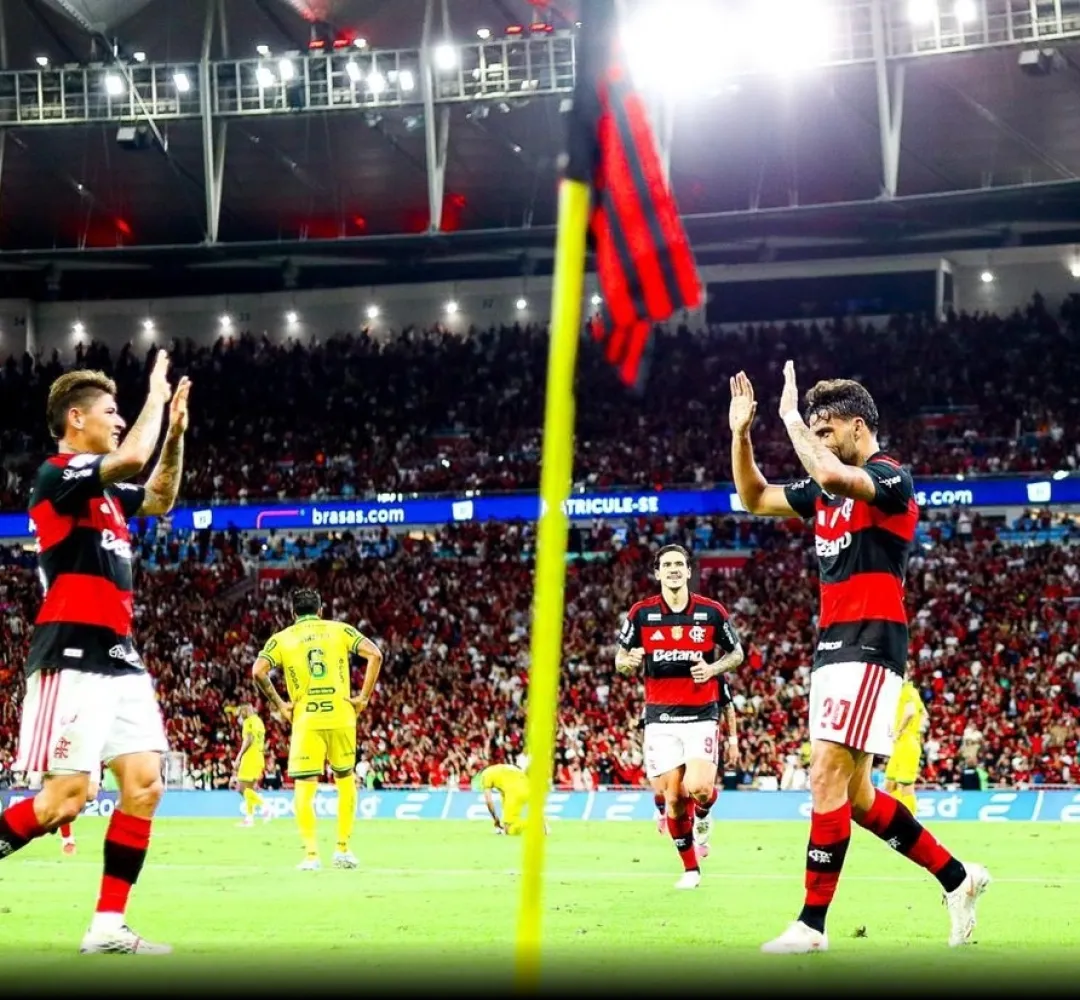 O Flamengo venceu o Mirassol