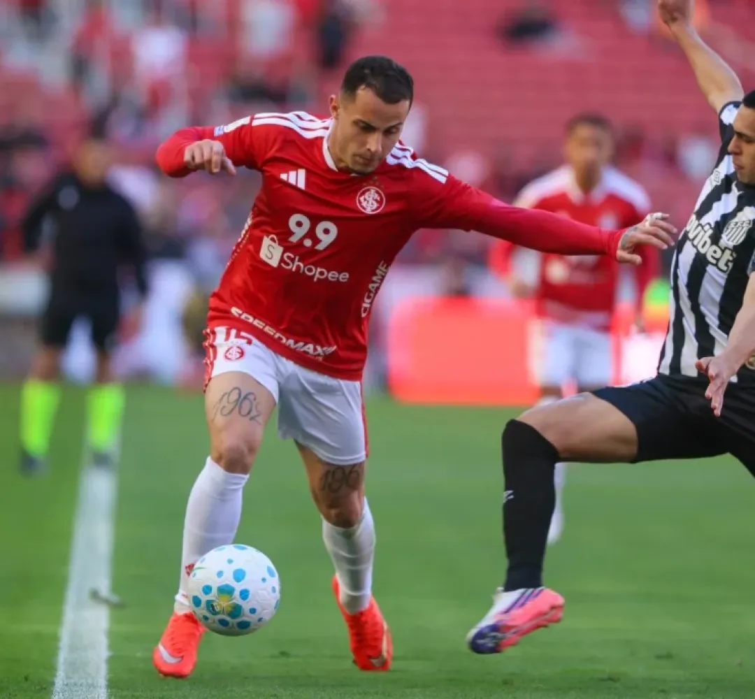 O Inter perdeu para o Santos em casa